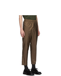 braune Chinohose von Prada