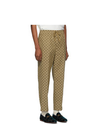 braune Chinohose von Gucci