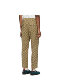 braune Chinohose von Gucci