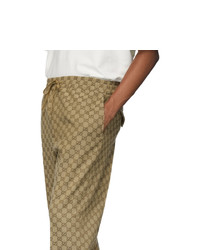 braune Chinohose von Gucci