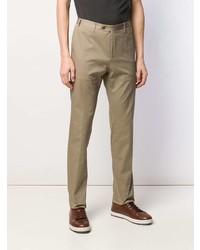 braune Chinohose von Corneliani