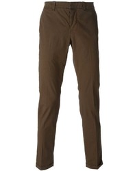 braune Chinohose von Dondup