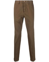 braune Chinohose von Incotex