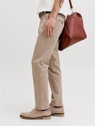 braune Chinohose von Jack & Jones