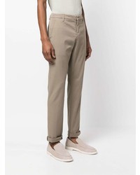 braune Chinohose von Dondup