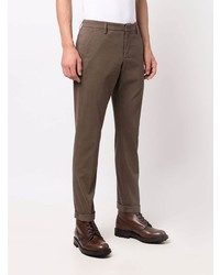 braune Chinohose von Dondup