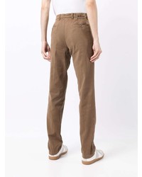 braune Chinohose von Kiton