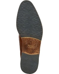braune Chukka-Stiefel aus Leder von FRETZ men