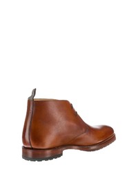 braune Chukka-Stiefel aus Leder von GORDON & BROS