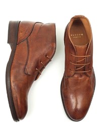 braune Chukka-Stiefel aus Leder von Hudson London
