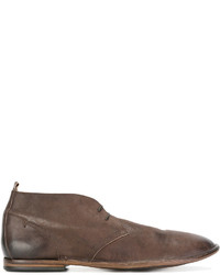 braune Chukka-Stiefel aus Leder von Pantanetti