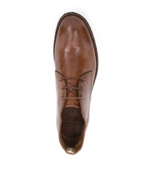 braune Chukka-Stiefel aus Leder von Officine Creative