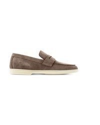 braune Chukka-Stiefel aus Wildleder von Carl Gross