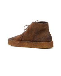 braune Chelsea Boots aus Wildleder von Marsèll