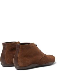 braune Chukka-Stiefel aus Wildleder von Harry's of London