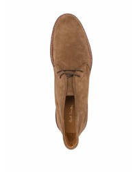 braune Chukka-Stiefel aus Wildleder von Paul Smith