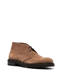 braune Chukka-Stiefel aus Wildleder von Canali