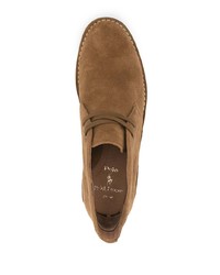 braune Chukka-Stiefel aus Wildleder von Polo Ralph Lauren