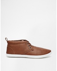 braune Chukka-Stiefel von Asos