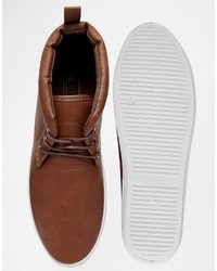 braune Chukka-Stiefel von Asos