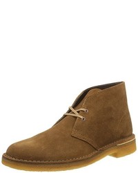 braune Chukka-Stiefel von Clarks Originals