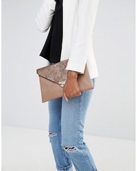 braune Clutch von Lavand