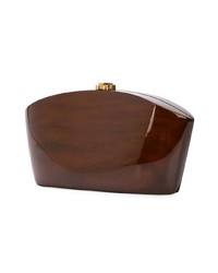 braune Clutch von Rocio