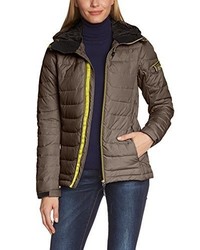 braune Daunenjacke von CMP