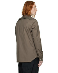 braune Daunenjacke von Rick Owens