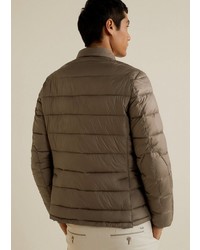 braune Daunenjacke von Mango Man