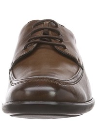 braune Derby Schuhe von Clarks