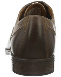 braune Derby Schuhe von Clarks