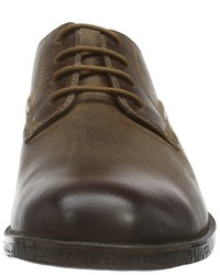 braune Derby Schuhe von Clarks