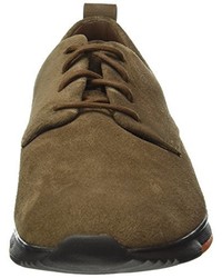 braune Derby Schuhe von Clarks