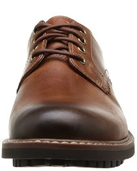 braune Derby Schuhe von Clarks