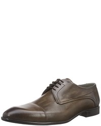 braune Derby Schuhe von Hugo