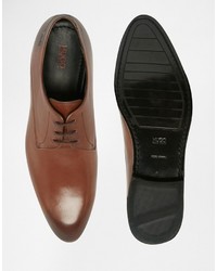 braune Derby Schuhe von Hugo Boss