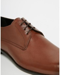 braune Derby Schuhe von Hugo Boss