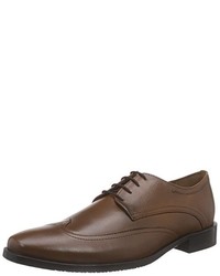 braune Derby Schuhe von Manz