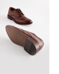 braune Derby Schuhe von next