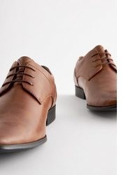 braune Derby Schuhe von next