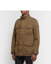 braune Feldjacke von Belstaff