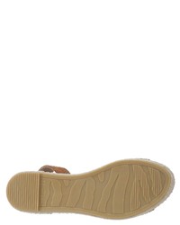 braune flache Sandalen aus Wildleder von Betty Barclay Shoes
