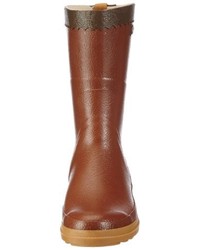 braune Gummistiefel von Aigle