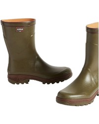 braune Gummistiefel von Aigle