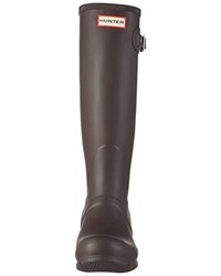 braune Gummistiefel von Hunter