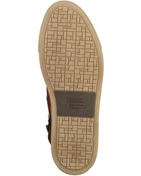 braune hohe Sneakers aus Leder von camel active