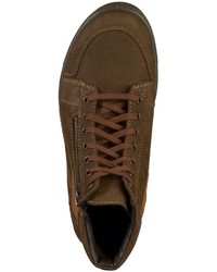 braune hohe Sneakers aus Leder von Jomos