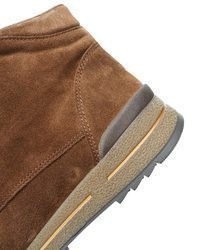 braune hohe Sneakers aus Wildleder von ara