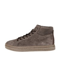 braune hohe Sneakers aus Wildleder von IGI&CO